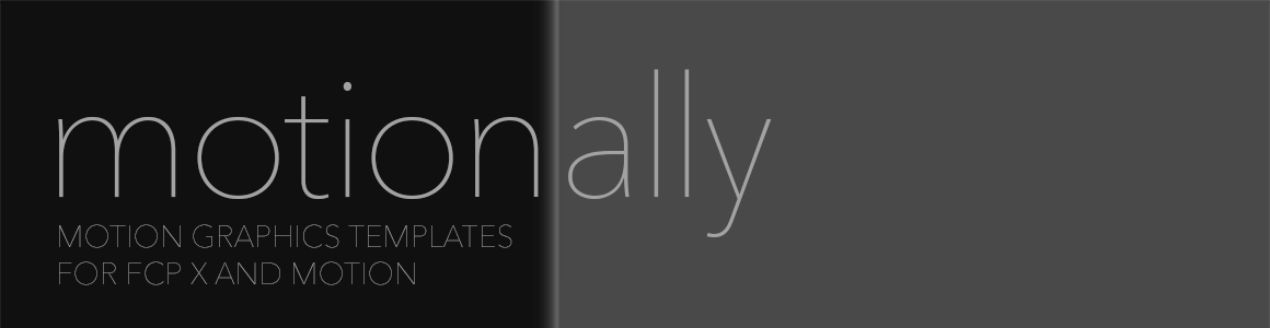motionally.com | motion graphics templates for FCP X and Motion